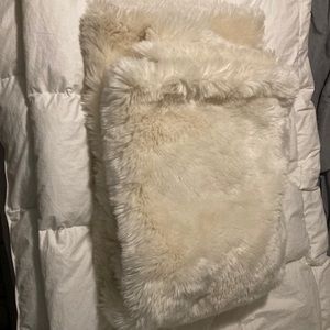 Faux Fur throw